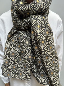 ThreeM Scarf W/ Gold