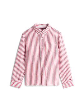 Tommy Hilfiger Linen Blend Striped Shirt