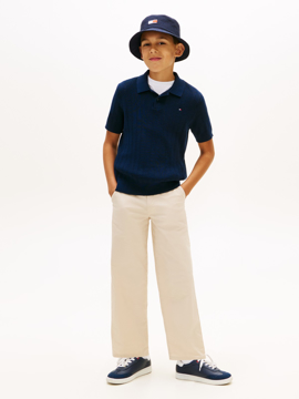 Tommy Hilfiger Open Stitch Polo Sweater