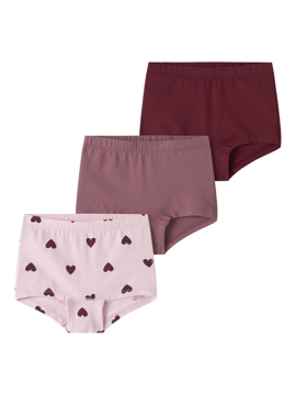 Name It Tights 3p Cutie Heart Noos