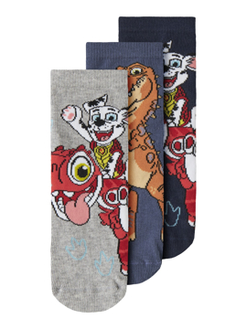 Name It Jannick Paw 3p Sock